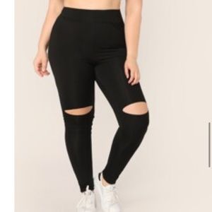 SHEIN Leggings with holes in knees